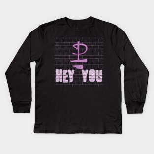 HEY YOU (PINK FLOYD) Kids Long Sleeve T-Shirt